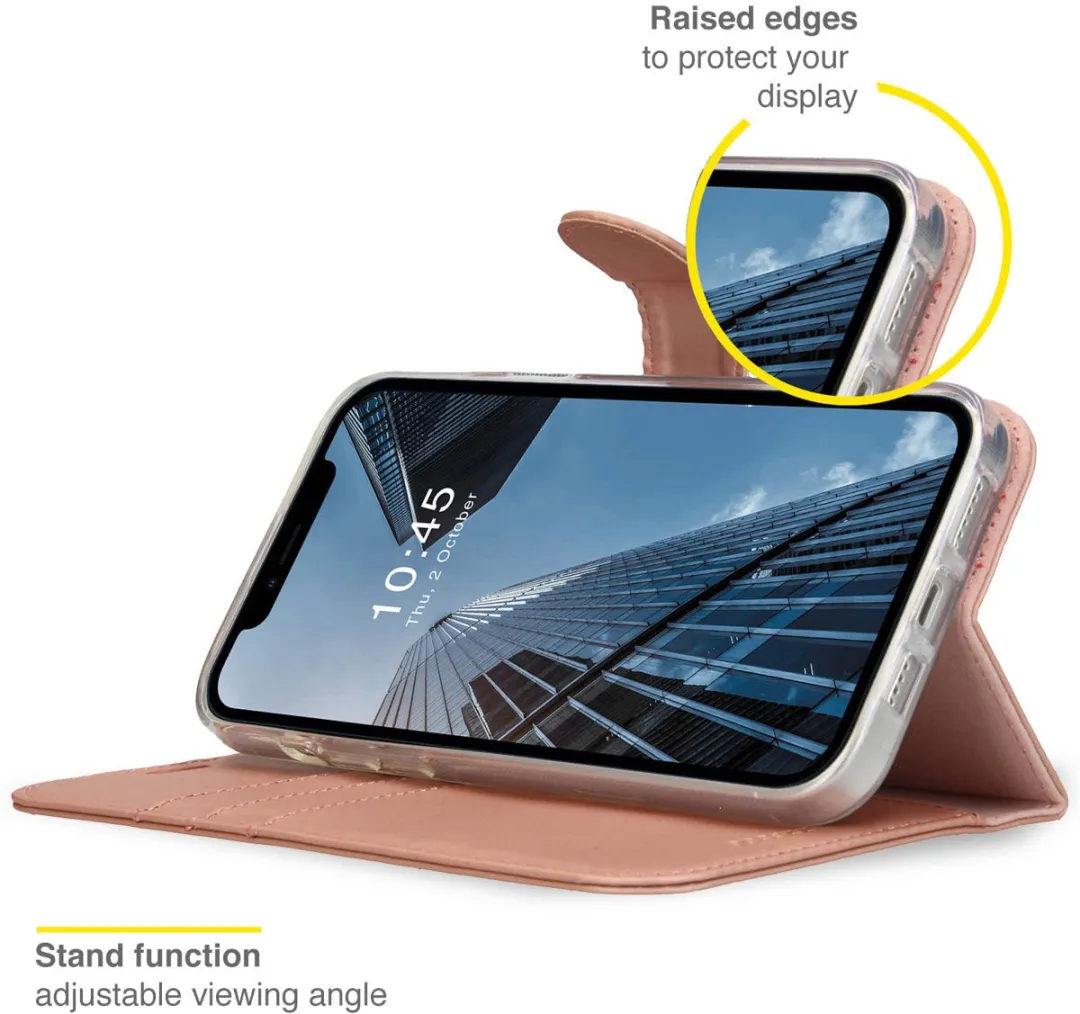 Accezz Hoesje iPhone 14 Plus Rosé Goud - 3 Pasjes