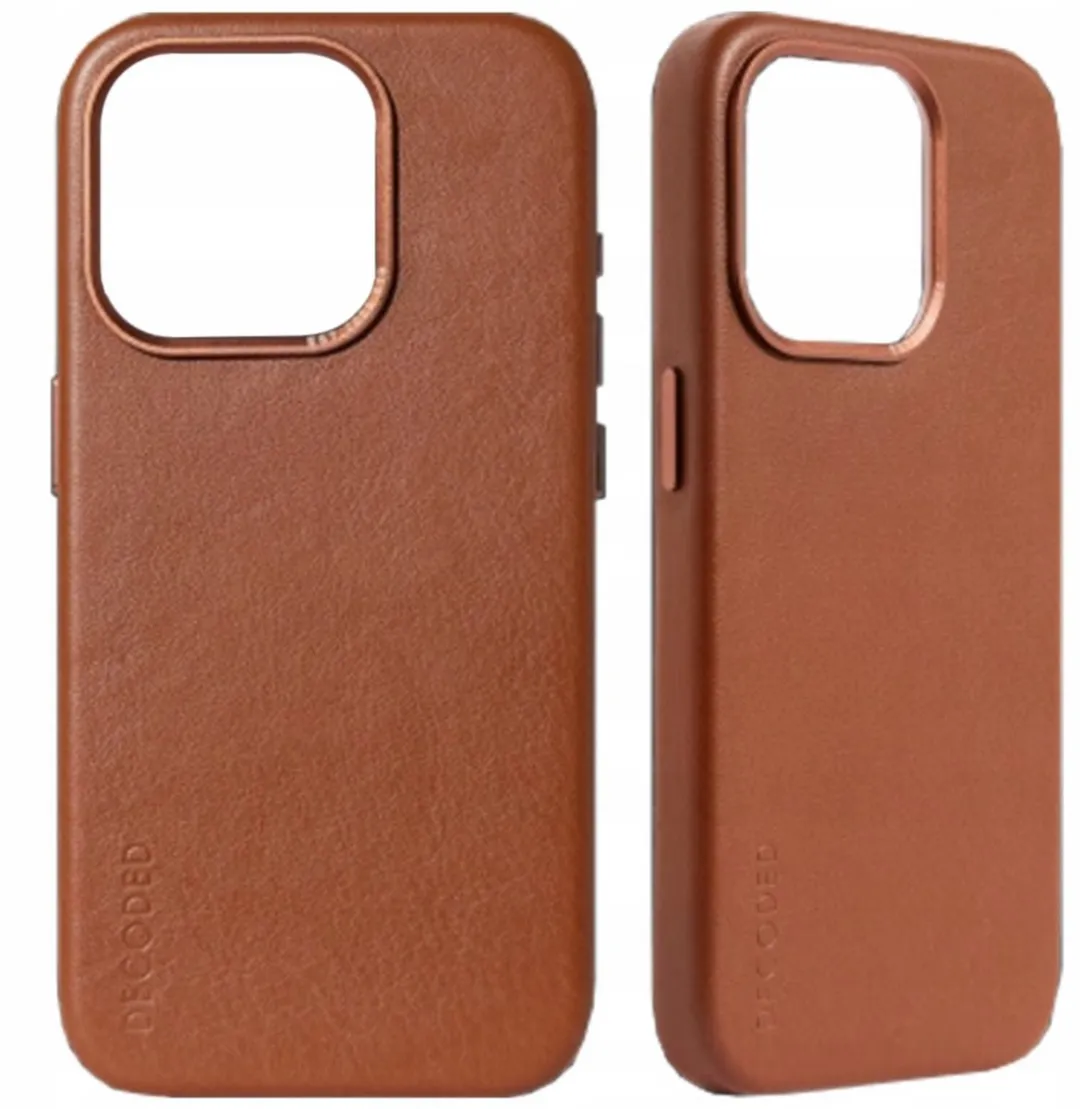 Decoded Leren Hoesje iPhone 15 Pro Max - Bruin - D24IPO15PMBC1TN