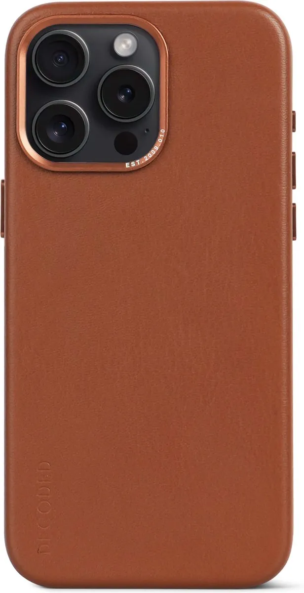 Decoded Leren Hoesje iPhone 15 Pro Max - Bruin - D24IPO15PMBC1TN