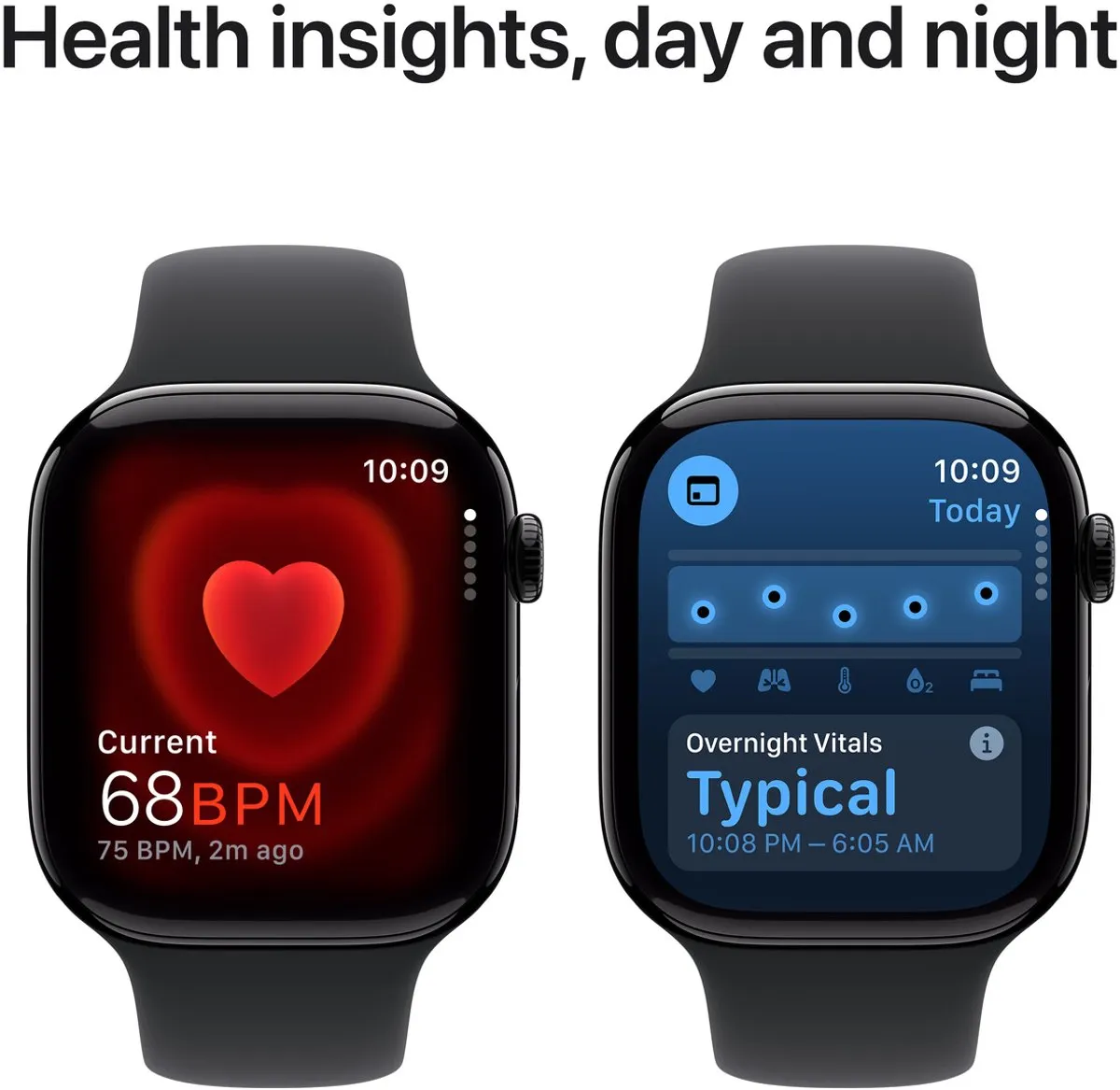 Apple Watch Series 10 46mm - Jet Black - M/L - afbeelding 6 van 6