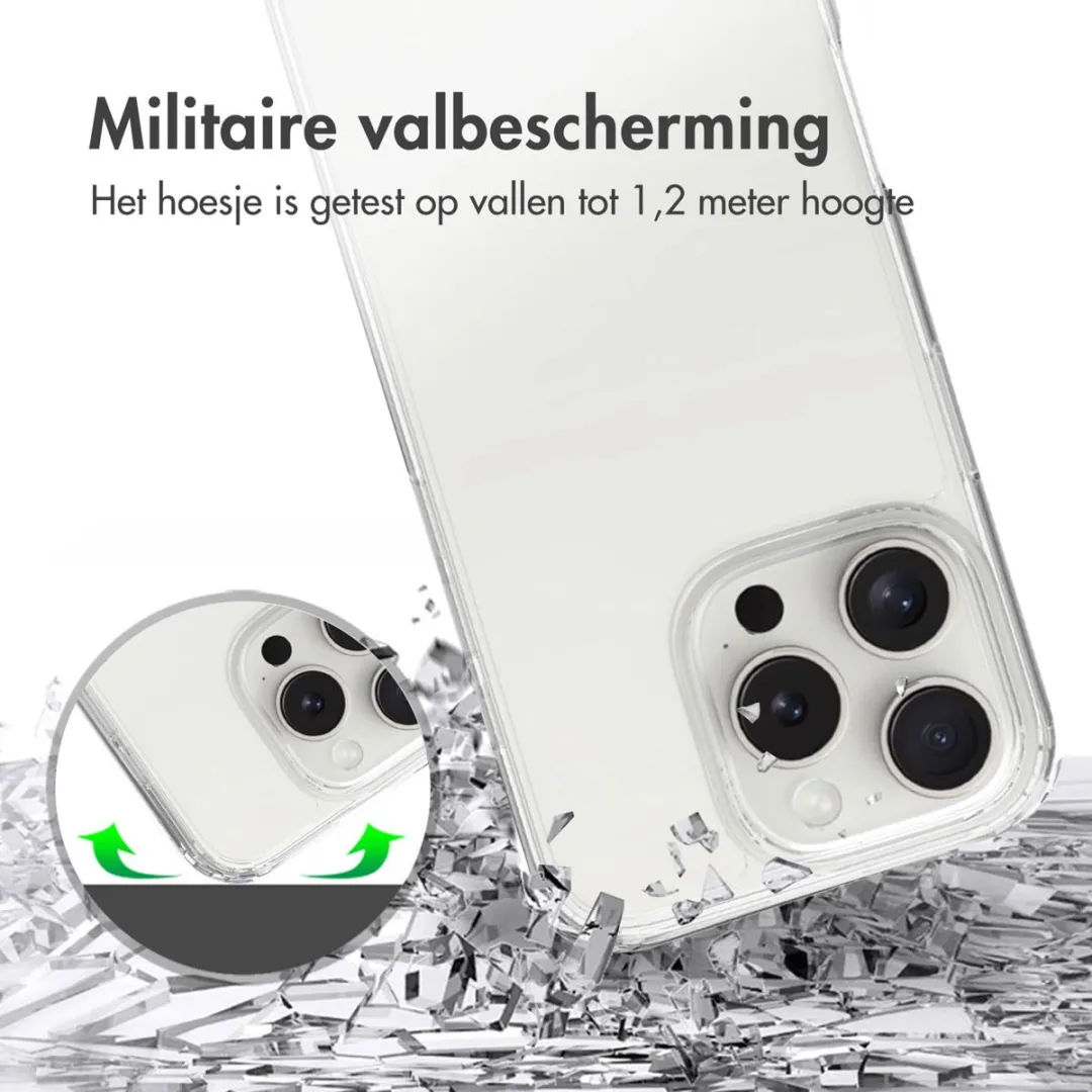 Accezz Xtreme Impact Backcover 2.0 iPhone 16 Pro Hoesje - Transparant