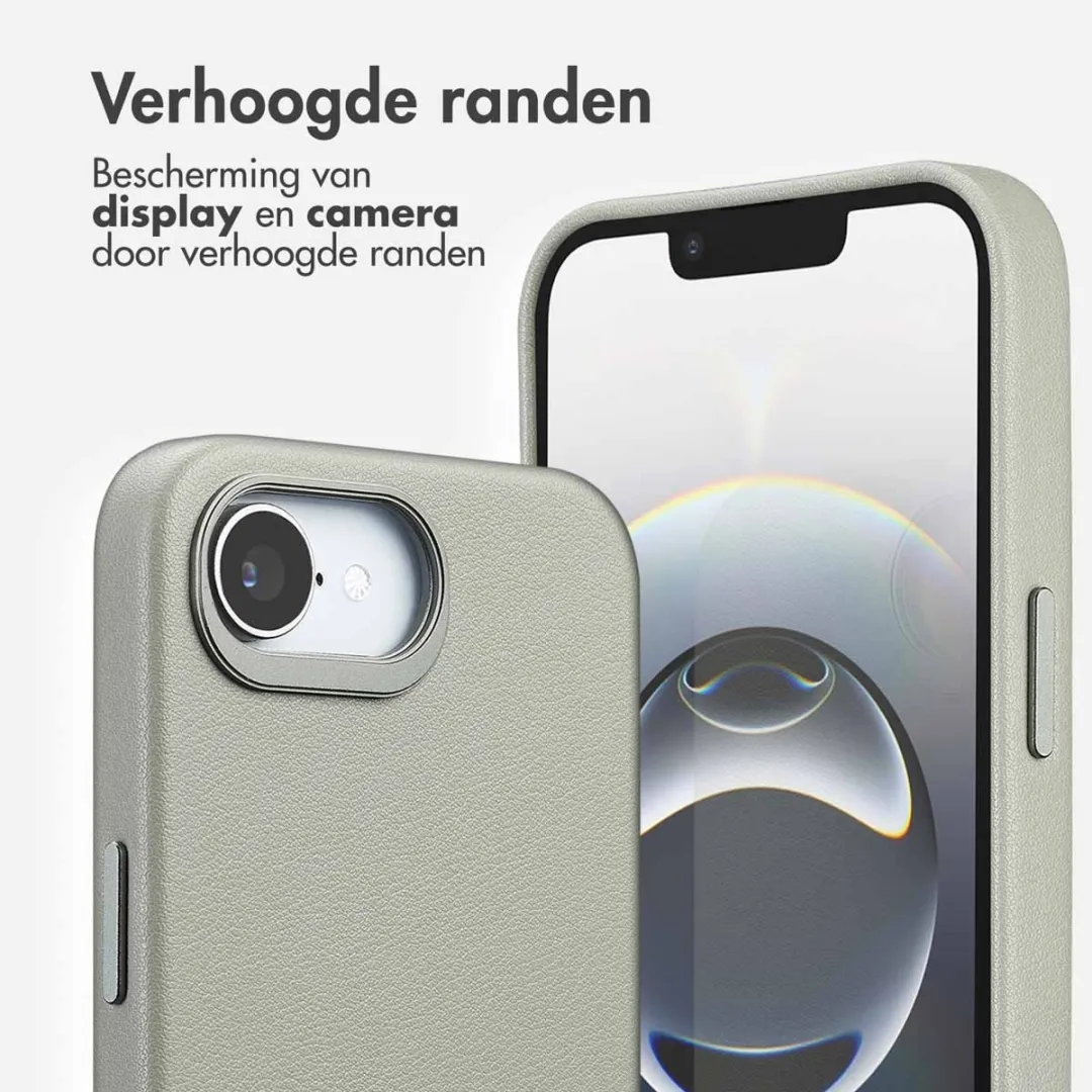 Accezz iPhone 16e MagSafe Hoesje Light Grey - 2 Stuks