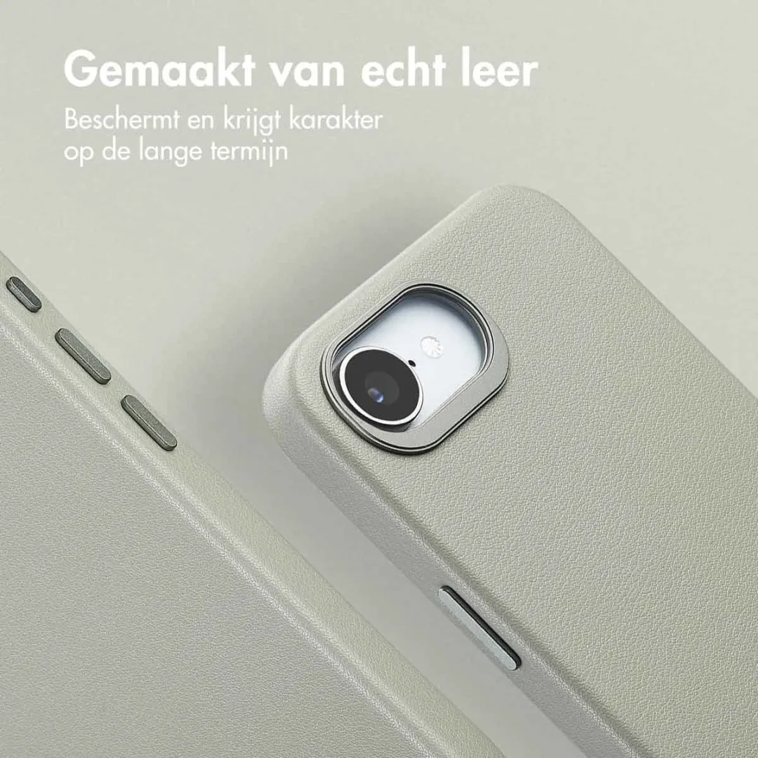 Accezz iPhone 16e MagSafe Hoesje Light Grey - 2 Stuks