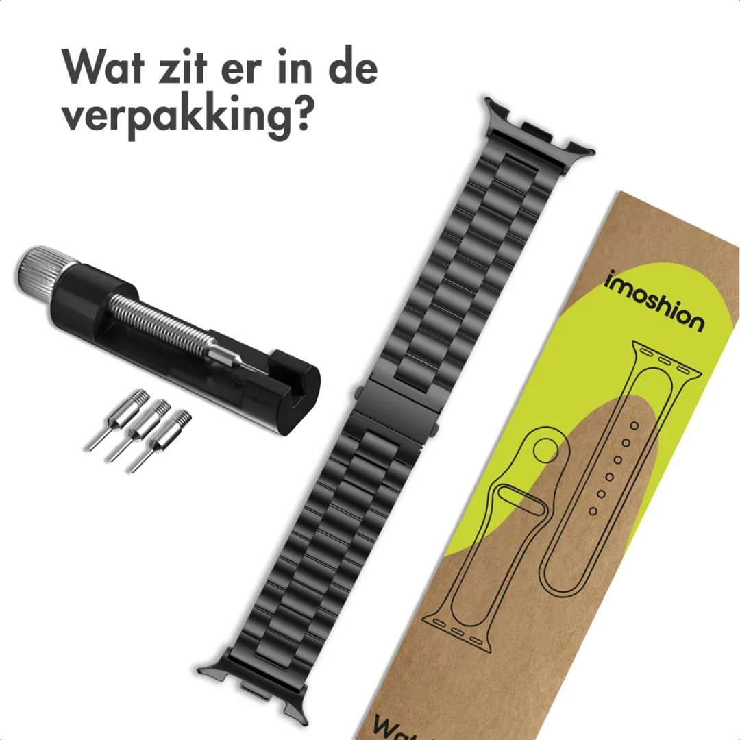 Imoshion Stalen Bandje Samsung Galaxy Watch 8 - Zwart