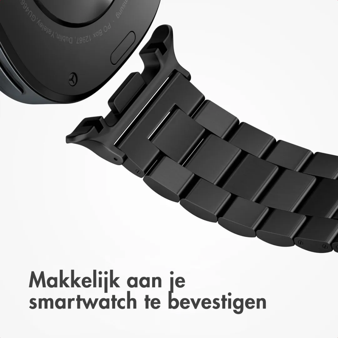 Imoshion Stalen Bandje Samsung Galaxy Watch 8 - Zwart