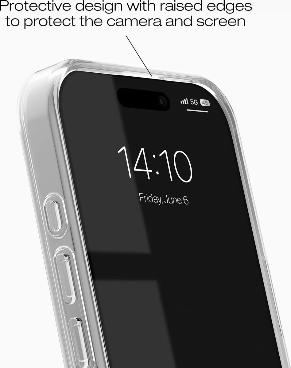 iDeal of Sweden Clear Case Mid iPhone 16 Pro Rainbow - IDMRC-I2461P-513