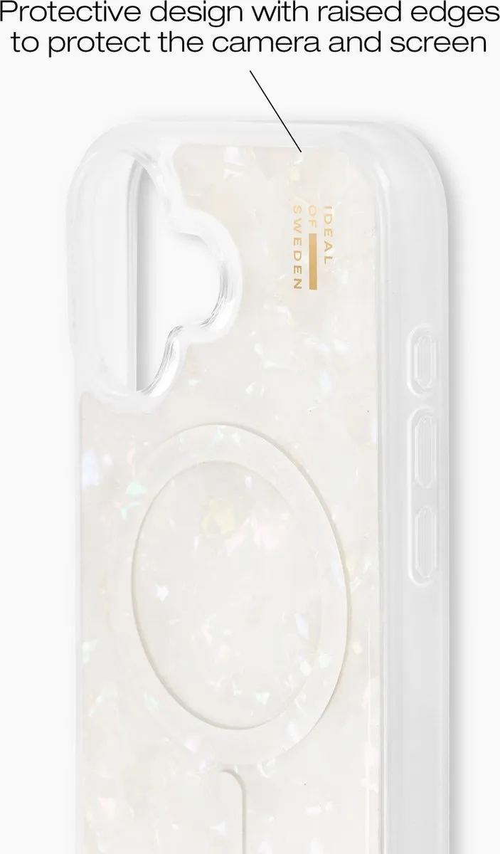 iDeal of Sweden Pearlized Case IDPLCMS-I2461-10 - iPhone 16 - MagSafe - Wit - afbeelding 6 van 6
