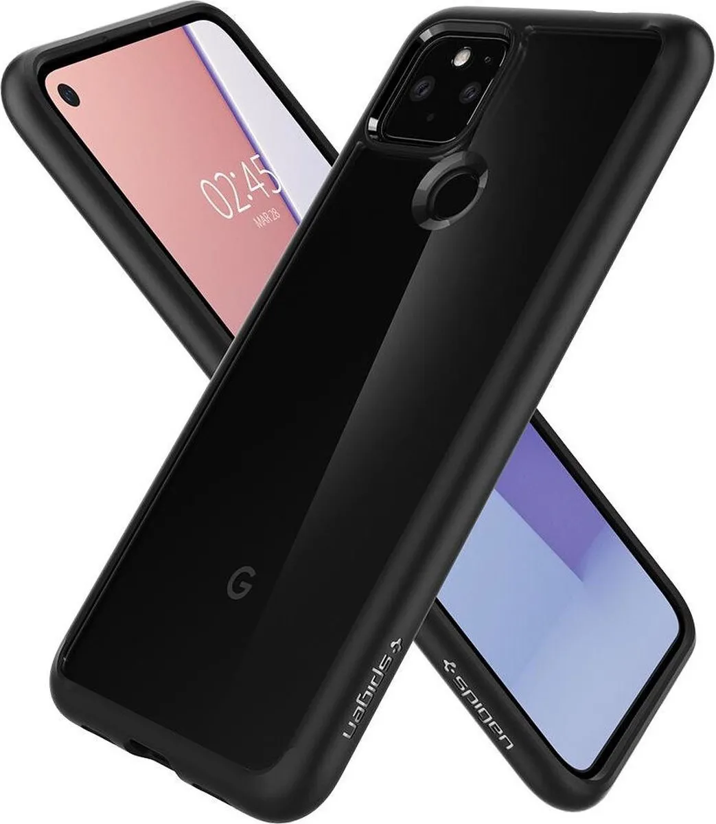 Spigen Ultra Hybrid Hoesje ACS01882 - Pixel 4a 5G - Zwart
