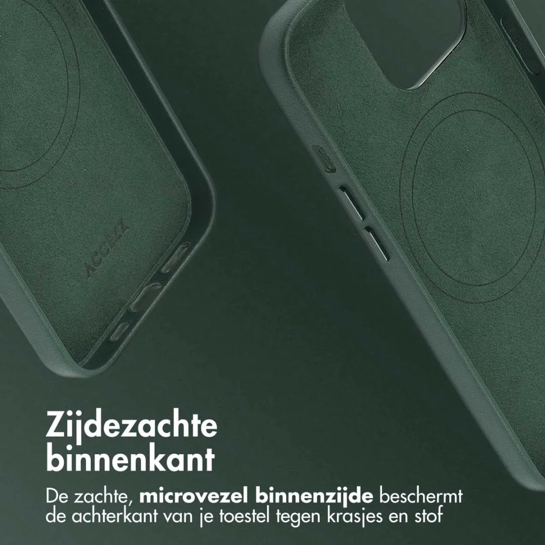 Accezz iPhone 13 Pro Hoesje - MagSafe - Cedar Green - 2 Pasjes