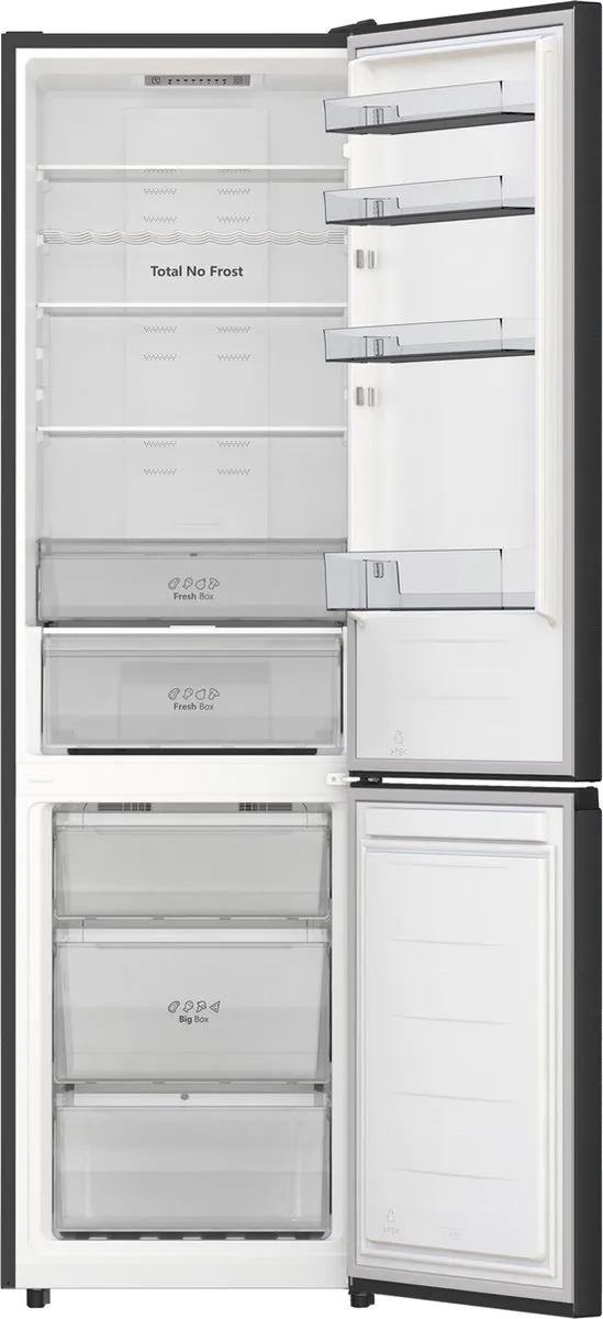 Hisense RB440N4AFA Koelkast 336L - No Frost - Zwart