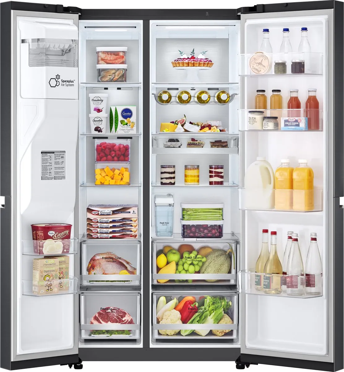 LG GSLV91MCAD Amerikaanse koelkast met Doorcooling+™ - 635L inhoud - Water- en ijsdispenser met UVnano™ - Total No Frost - Inverter Linear Compressor