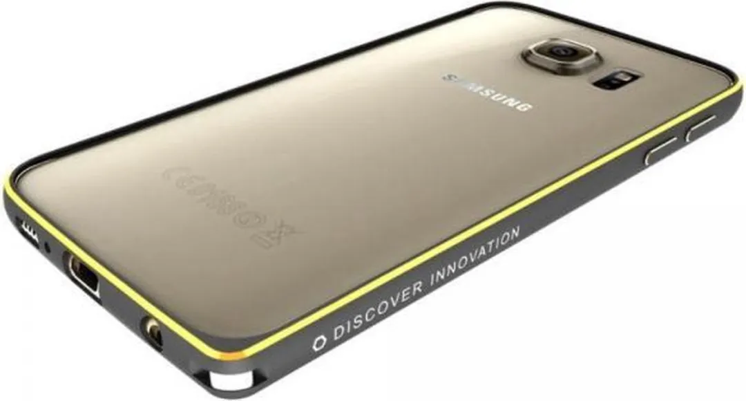 Nillkin Gothic Metal Bumper Samsung Galaxy S6 - Donkergrijs - afbeelding 5 van 6