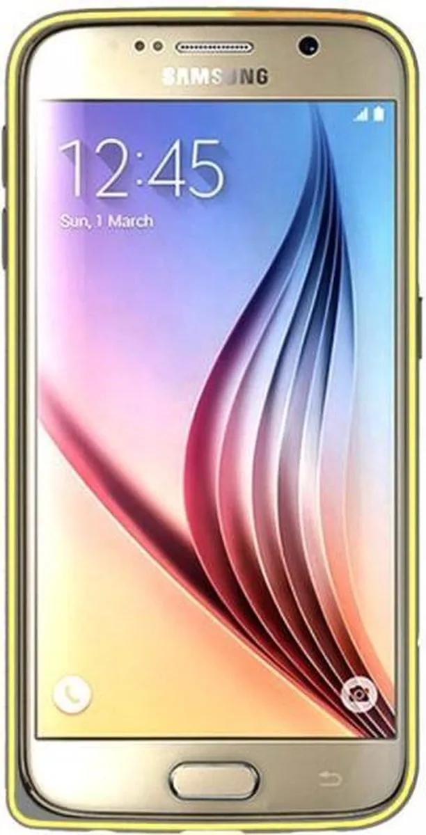Nillkin Gothic Metal Bumper Samsung Galaxy S6 - Donkergrijs - afbeelding 2 van 6