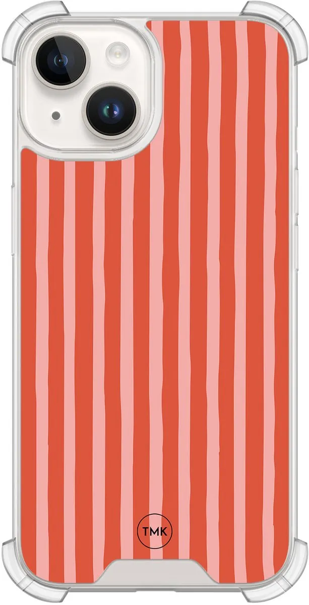 Casevibes iPhone 14 Shockproof Hoesje Streepjes