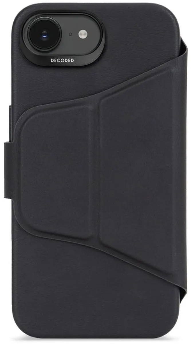 Decoded Siliconen Hoesje iPhone 16e D25IPOSEDW6TSBK - Wallet 3 Pasjes - Zwart