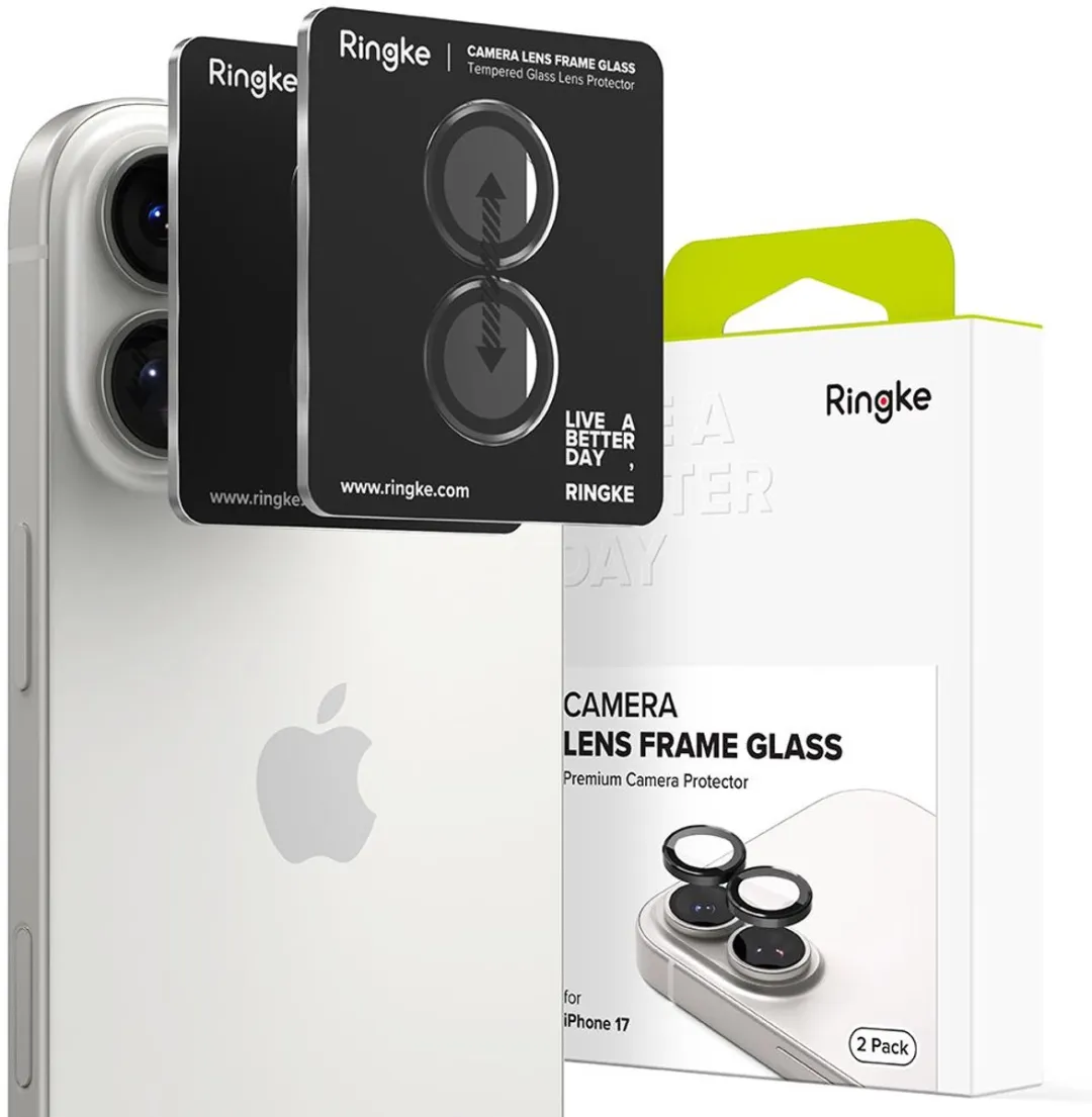 Ringke Frame Glass iPhone 17 Camera Beschermer