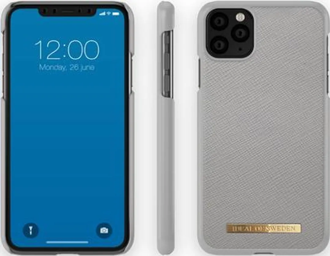 iDeal of Sweden Fashion Case Saffiano IDFCSA-I1965-62 - iPhone 11 Pro Max/XS Max - Grijs - afbeelding 3 van 6