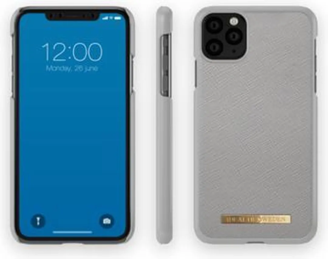 iDeal of Sweden Fashion Case Saffiano IDFCSA-I1965-62 - iPhone 11 Pro Max/XS Max - Grijs - afbeelding 5 van 6