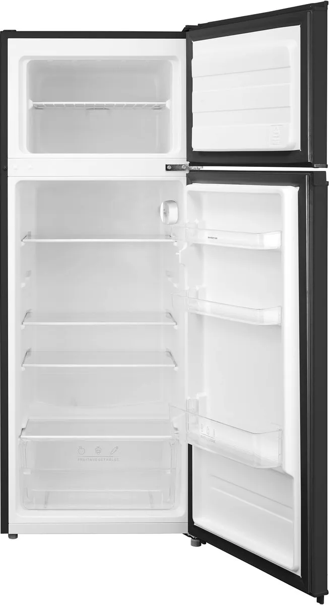 Inventum KV1430B Koel-Vriescombinatie 204L - 143cm - Zwart