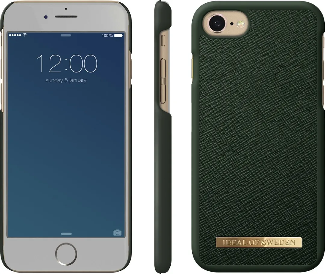 iDeal Fashion Case Saffiano iPhone 8/7/6/6S Groen - IDFCSA-I7-156 - afbeelding 3 van 4