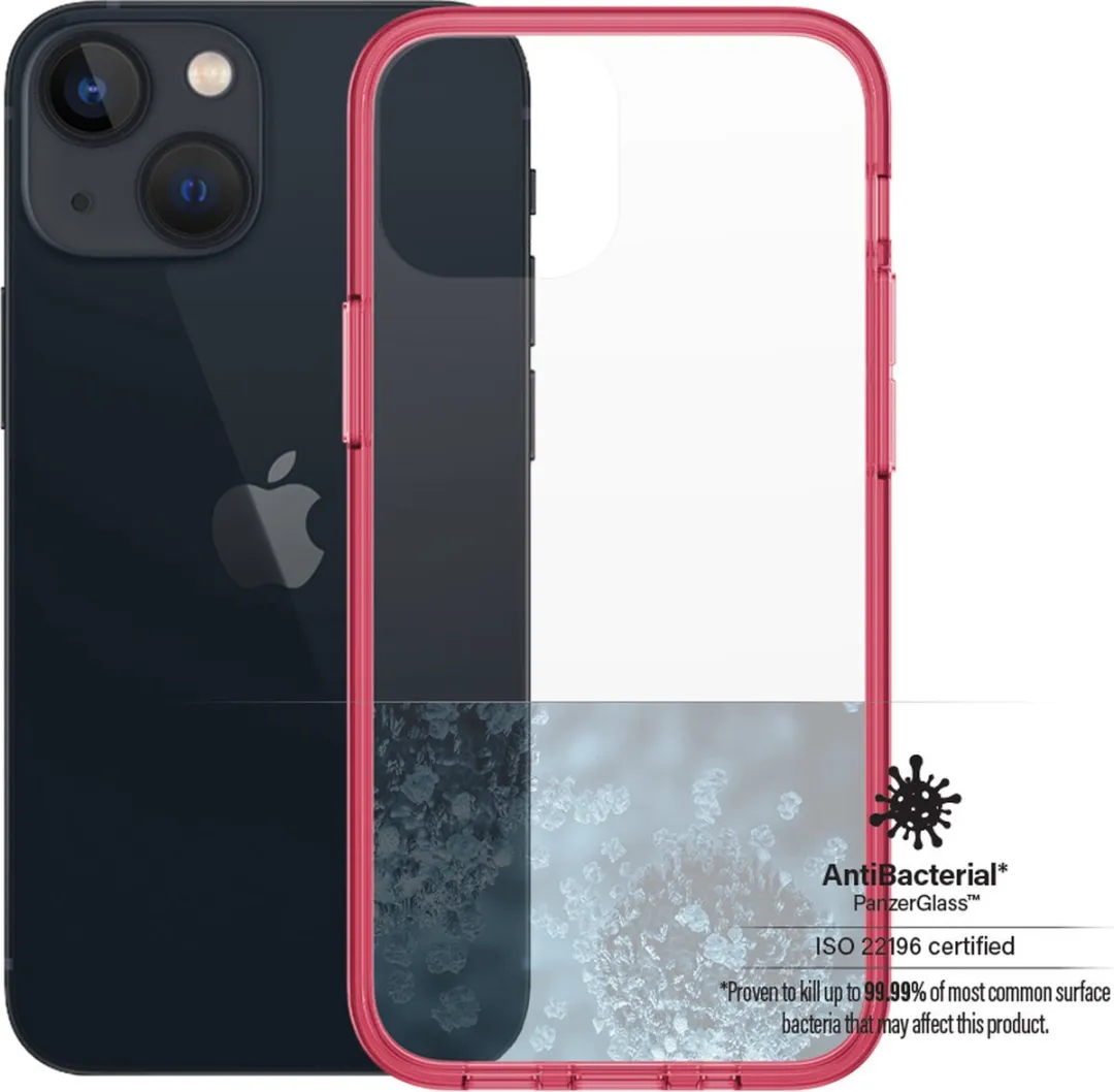 PanzerGlass ClearCaseColor iPhone 13 Mini - Rood - PZ-0330