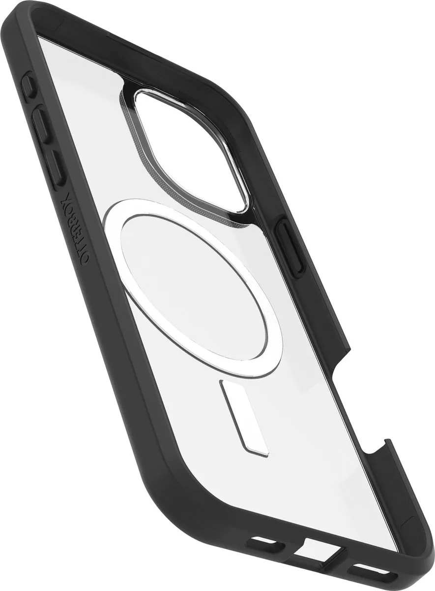 OtterBox React Mag iPhone 16 Plus Hoesje - 77-96235 - Black Crystal