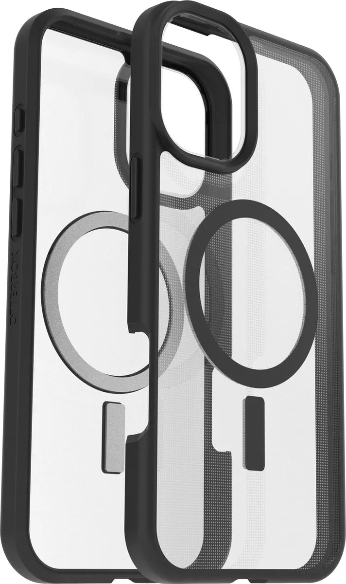 OtterBox React Mag iPhone 16 Plus Hoesje - 77-96235 - Black Crystal - afbeelding 6 van 6