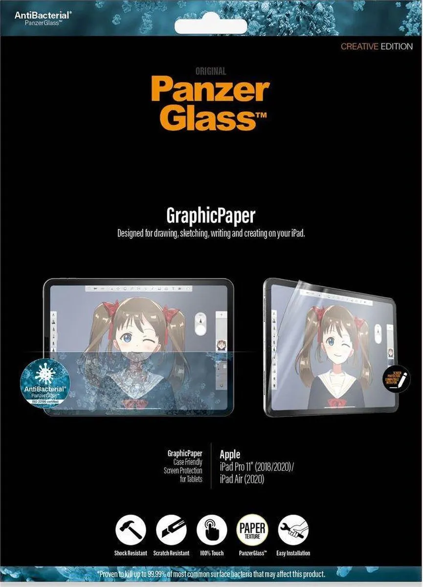 PanzerGlass PZ-2734 Screenprotector - iPad Pro 11 (2021) - Transparant