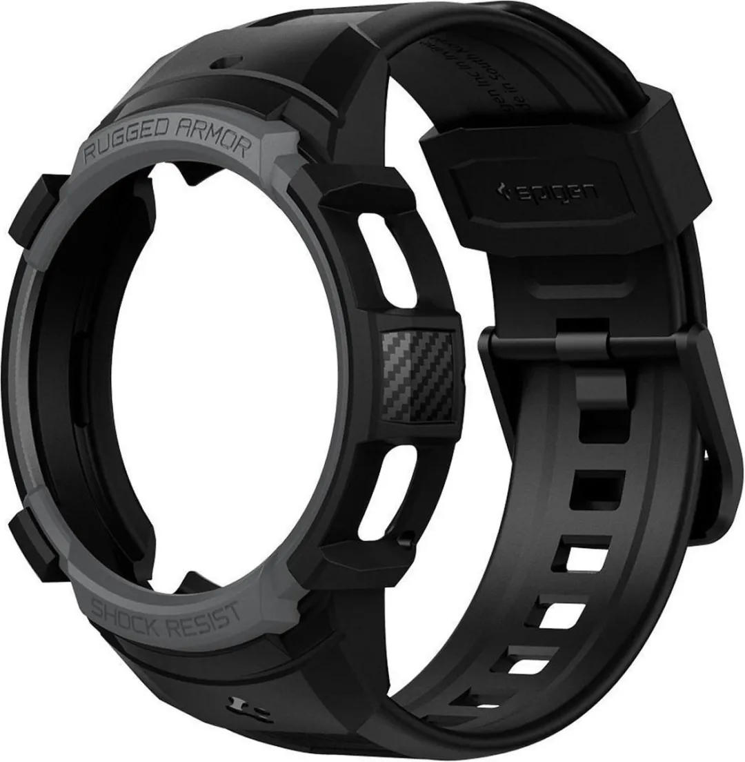 Spigen Rugged Armor Pro Hoesje - Samsung Galaxy Watch 4 Classic 42mm - Grijs - afbeelding 6 van 6