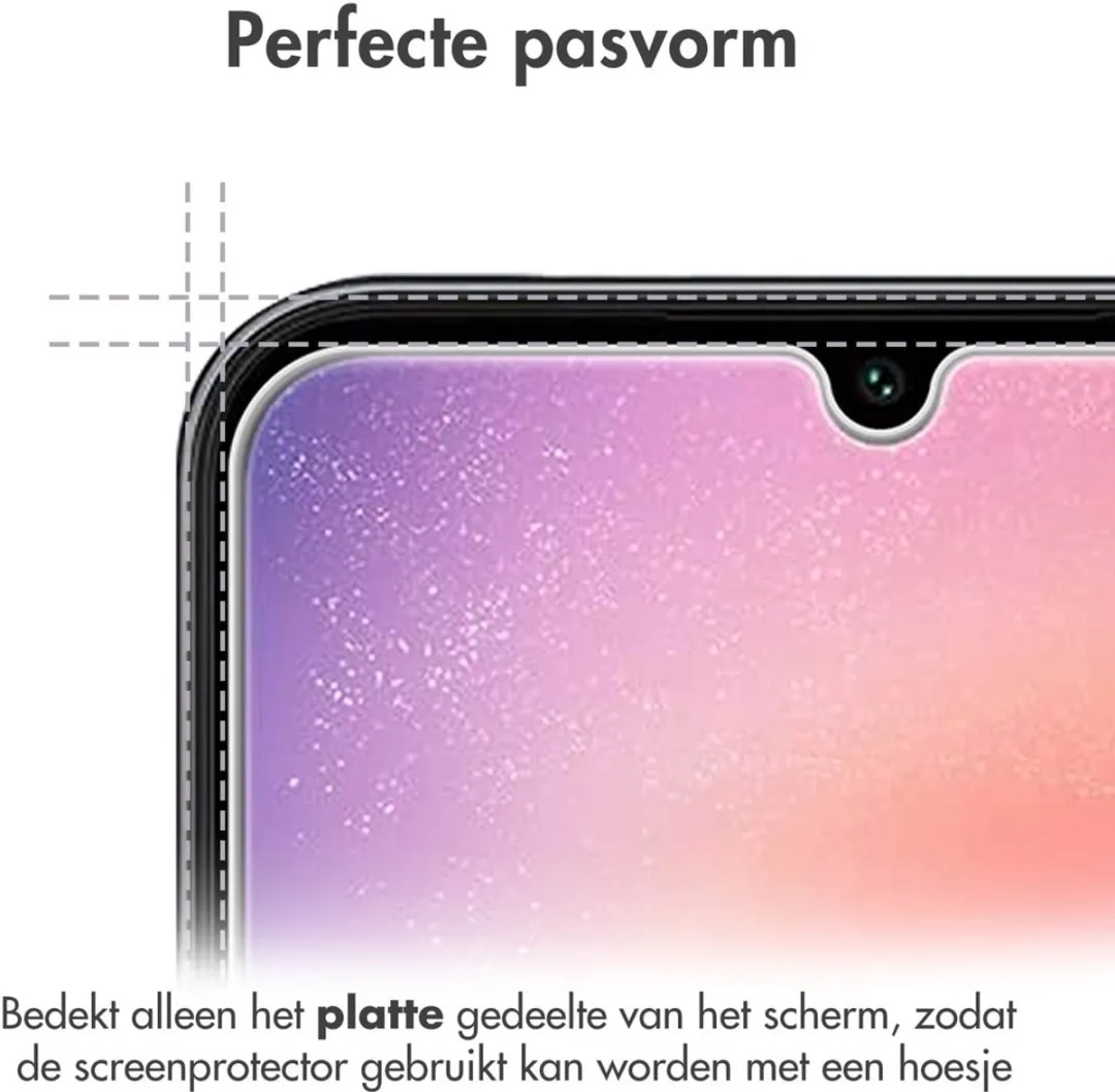 imoshiom Screenprotector Samsung Galaxy A25 - Gehard Glas