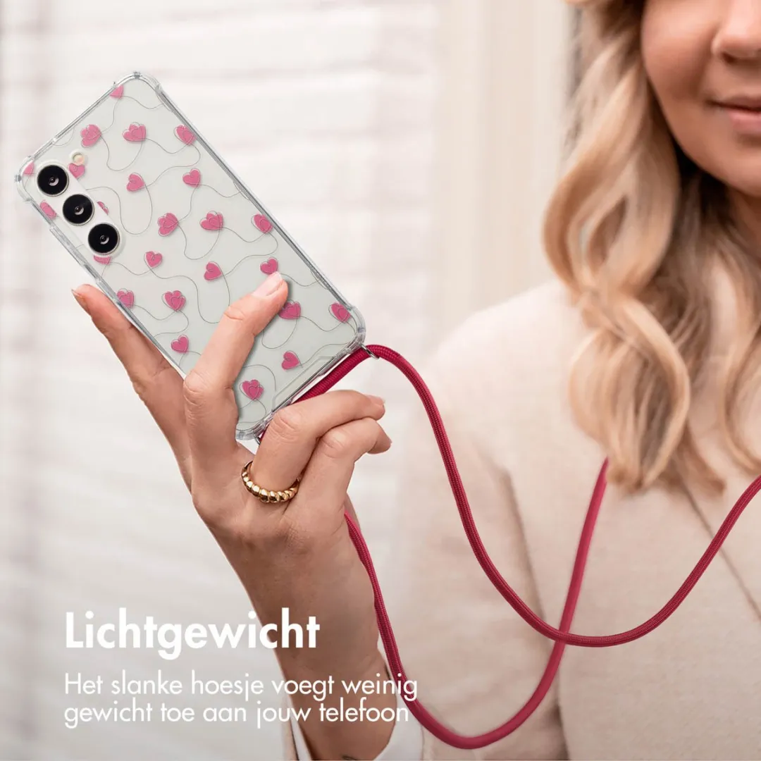 Imoshion Hoesje Samsung Galaxy S23 Dusty Rose Connected Hearts