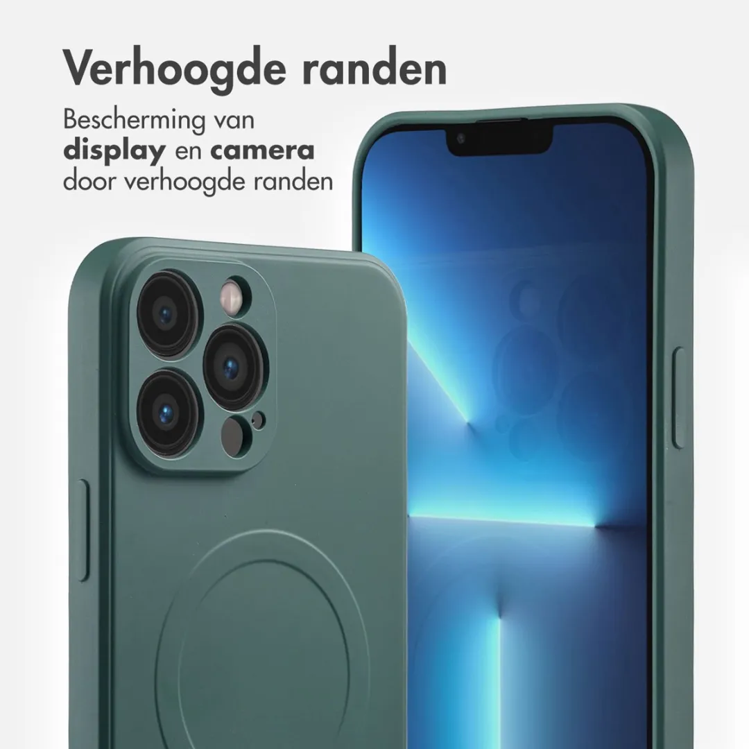 Imoshion Hoesje iPhone 13 Pro Max - Donkergroen MagSafe