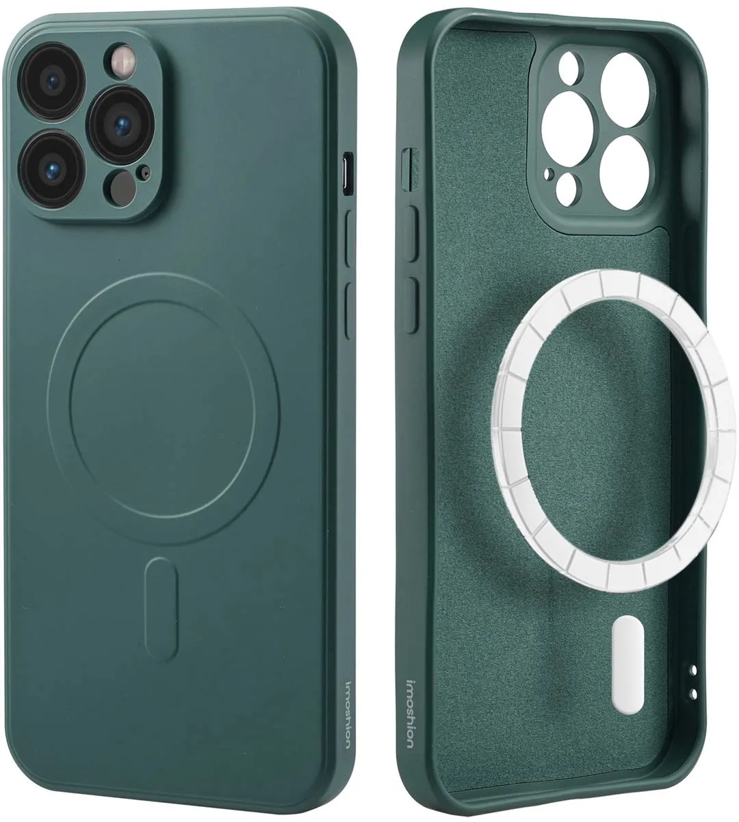 Imoshion Hoesje iPhone 13 Pro Max - Donkergroen MagSafe