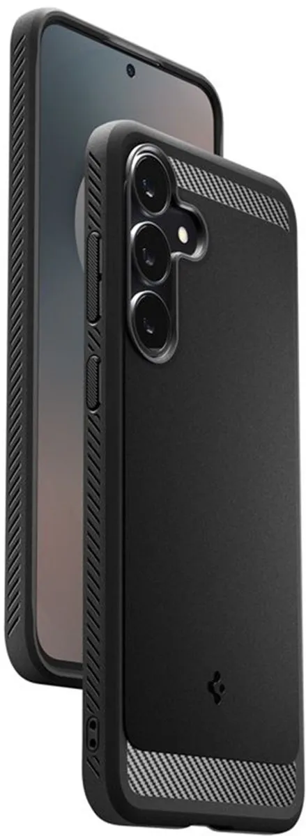 Spigen Rugged Armor ACS10025 Hoesje - Samsung Galaxy S25 FE - Zwart - afbeelding 6 van 6