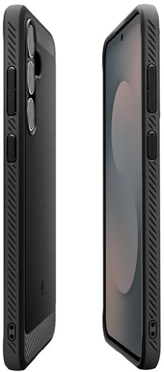 Spigen Rugged Armor ACS10025 Hoesje - Samsung Galaxy S25 FE - Zwart