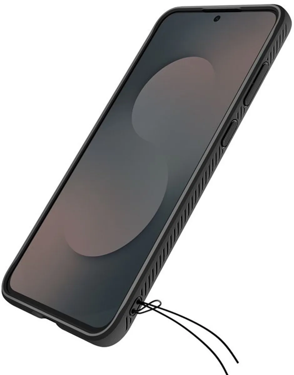 Spigen Rugged Armor ACS10025 Hoesje - Samsung Galaxy S25 FE - Zwart