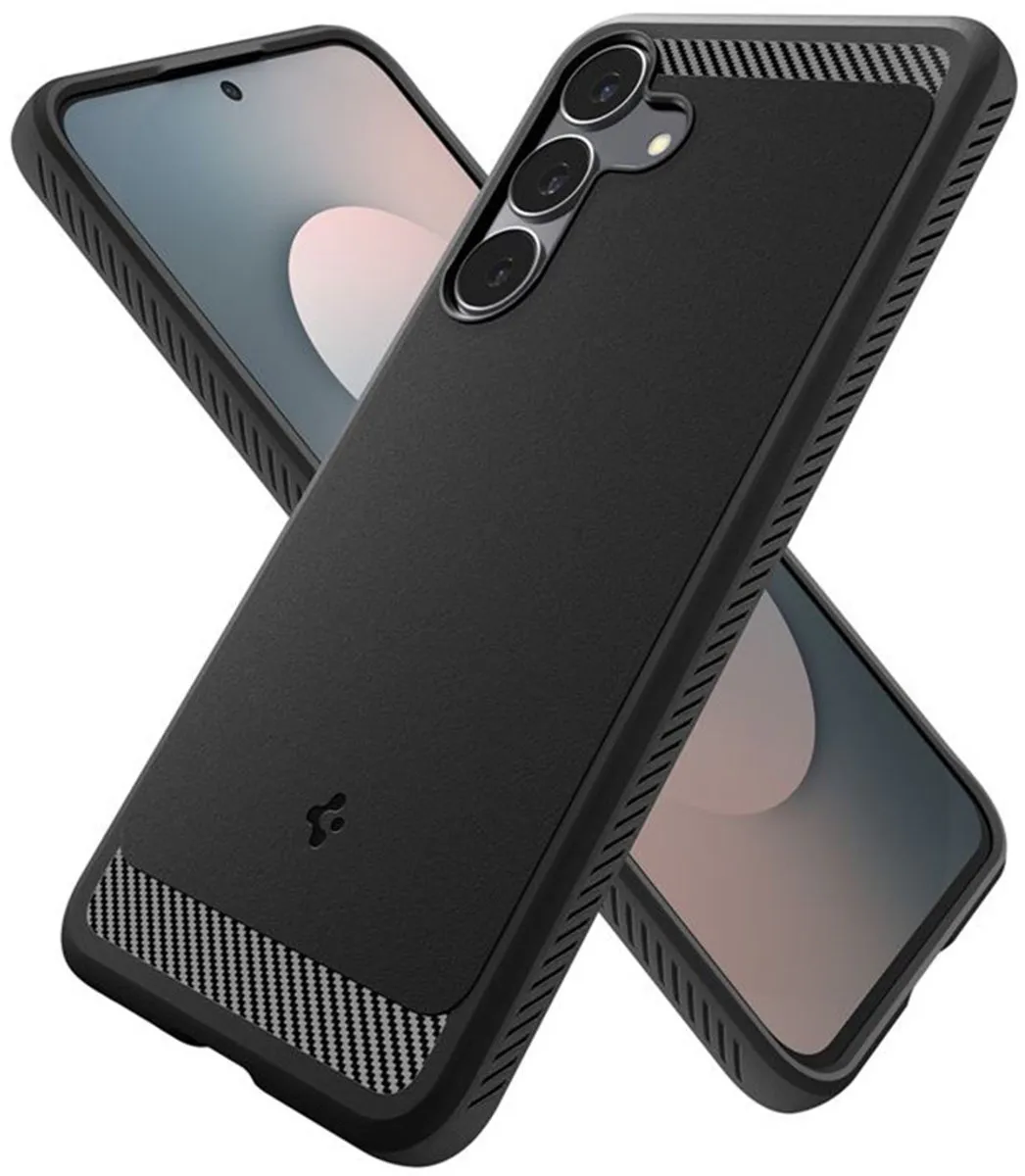 Spigen Rugged Armor ACS10025 Hoesje - Samsung Galaxy S25 FE - Zwart