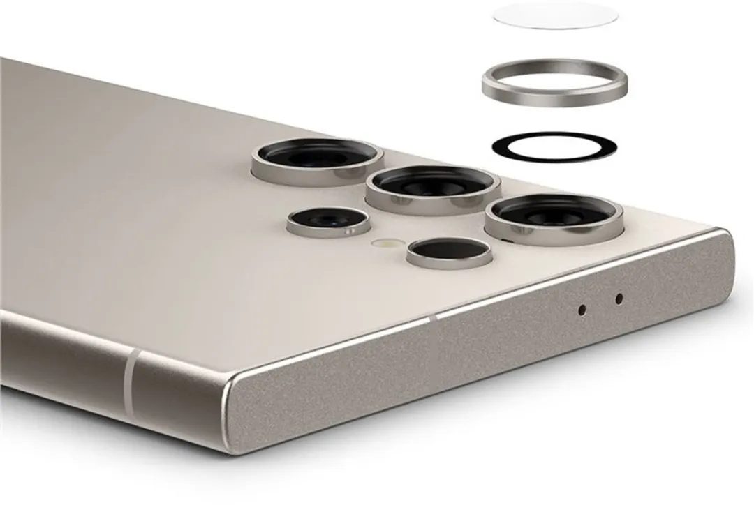 Spigen Glass tR EZ Fit Optik Pro - Samsung Galaxy S24 Ultra - 2 Stuks - Grijs - afbeelding 6 van 6