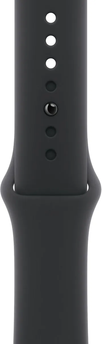 Apple Watch Series 10 42mm - Zwart Aluminium - Zwart Sportband
