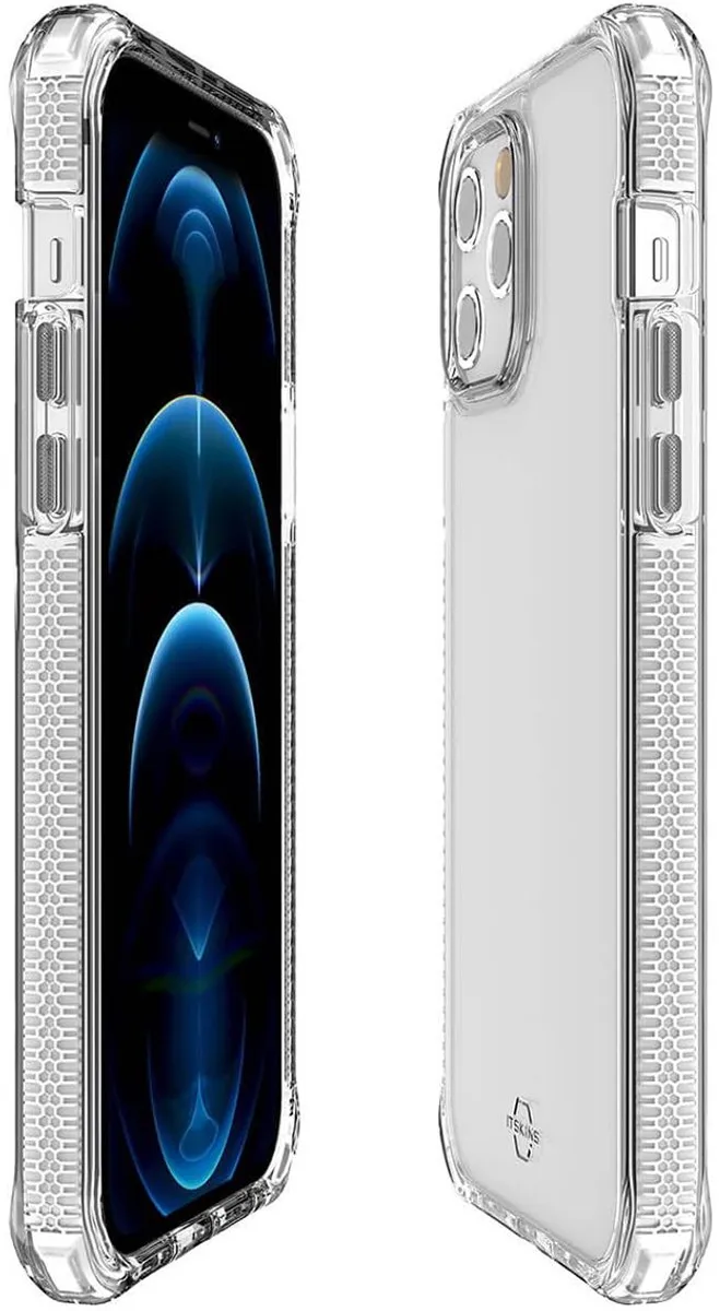 Itskins Spectrum Cover iPhone 12 Pro Max - Transparant - AP4P-SPECM-TRSP