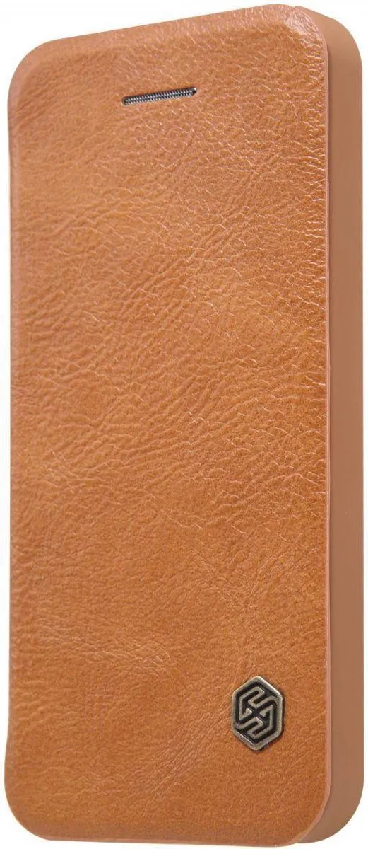 Nillkin Qin Book iPhone 5/5s/SE Hoes - Bruin - afbeelding 5 van 6