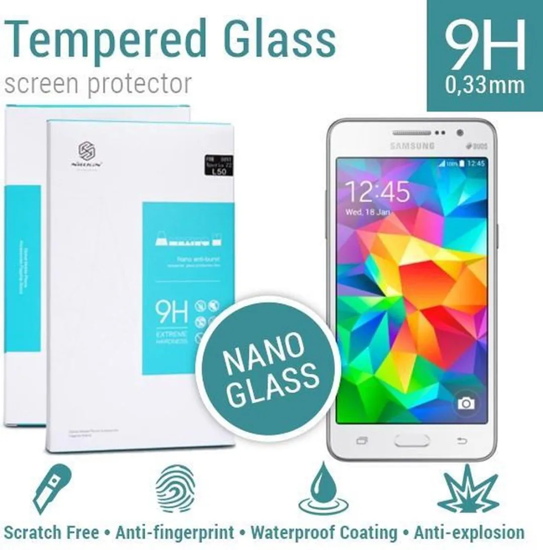 Nillkin Screen Protector 9H Nano Samsung Galaxy Grand Prime