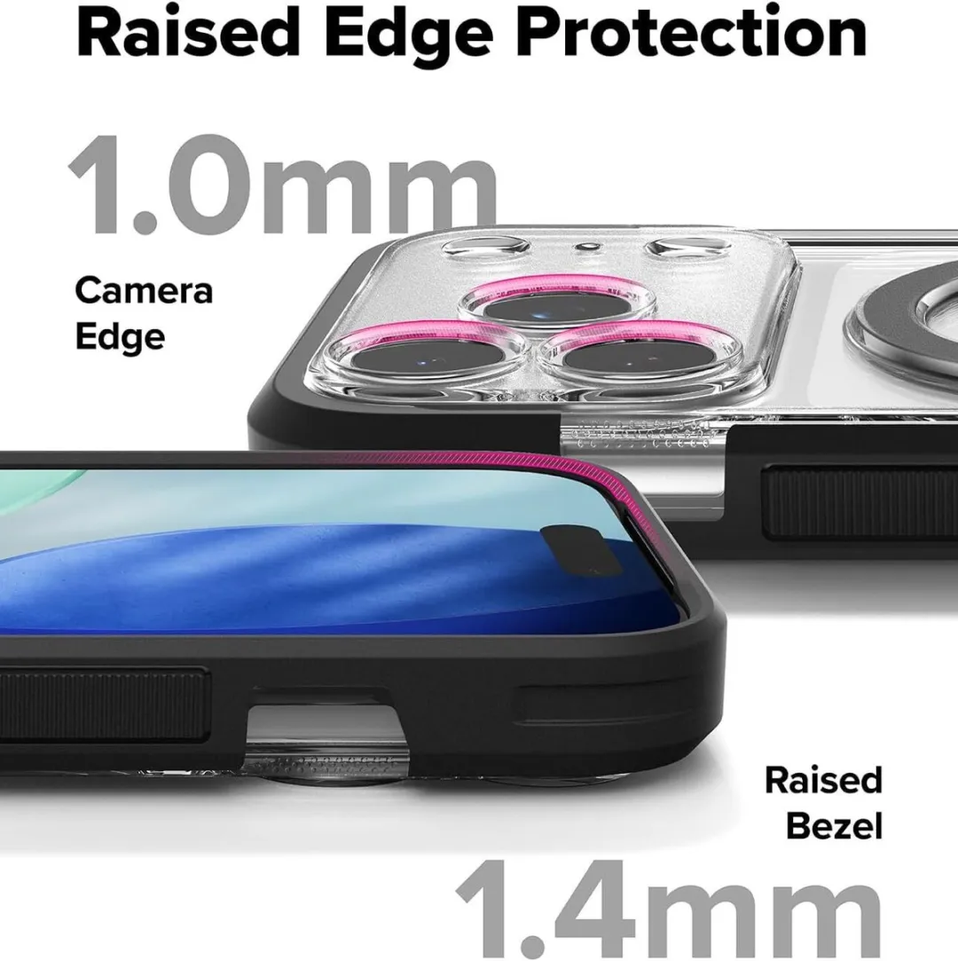 Ringke UX Magnetic Hoesje iPhone 17 Pro Max - Transparant - afbeelding 6 van 6