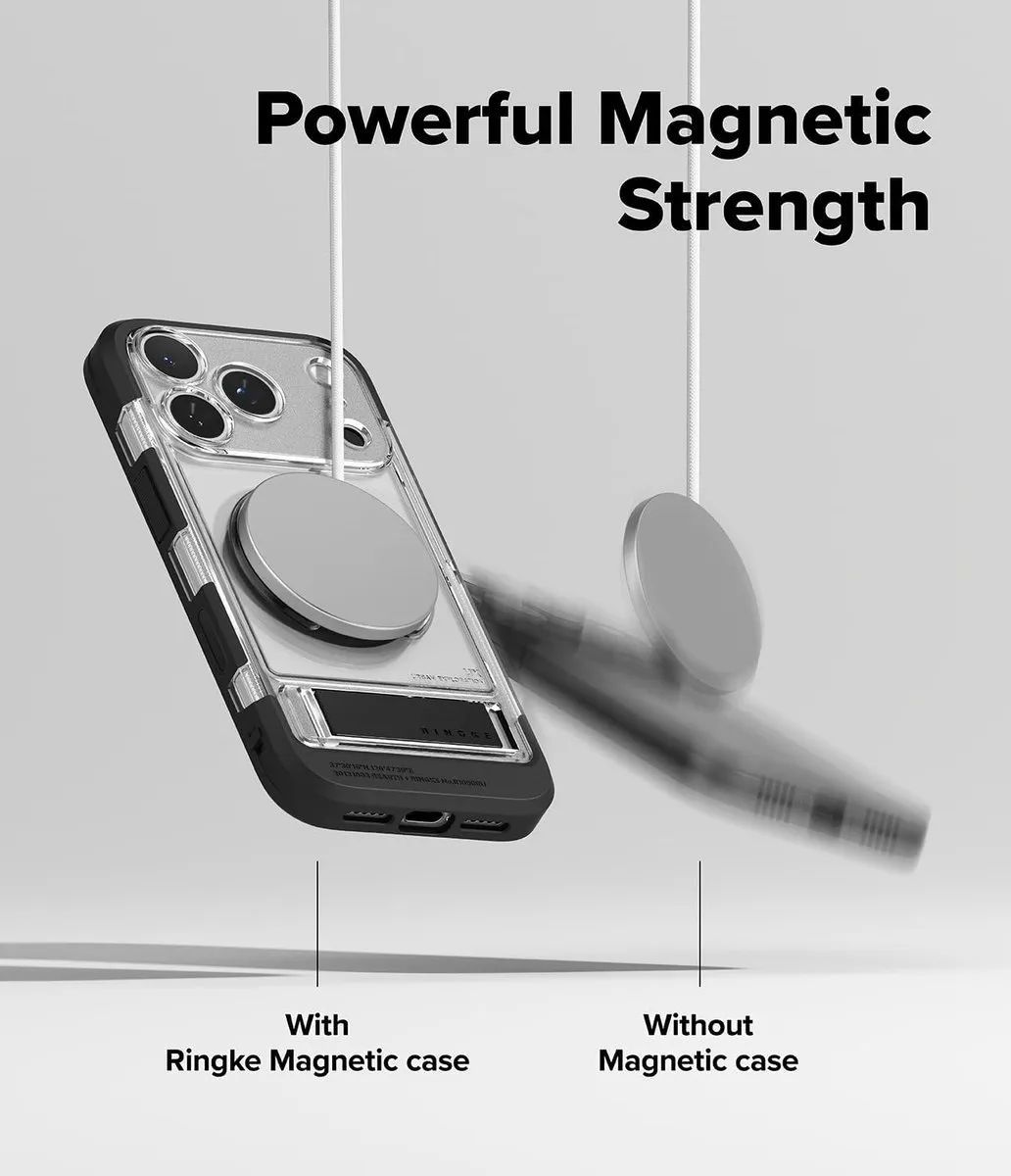Ringke UX Magnetic Hoesje iPhone 17 Pro Max - Transparant
