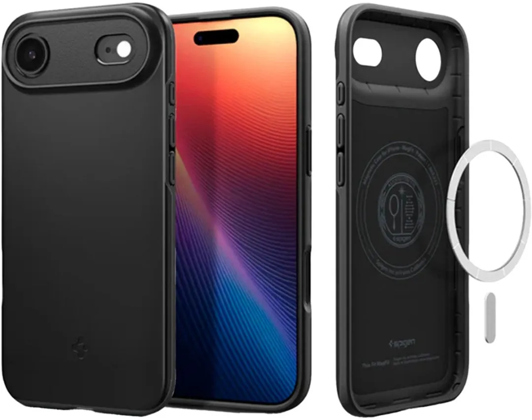 Spigen Thin Fit Hoesje iPhone 17 Air Ultra - Zwart - MagSafe