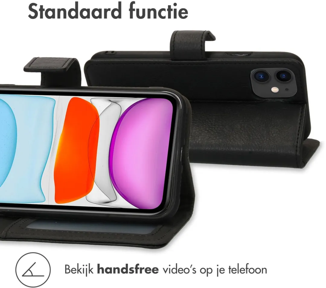 Imoshion Hoesje iPhone 11 - 3 Pasjes - Zwart