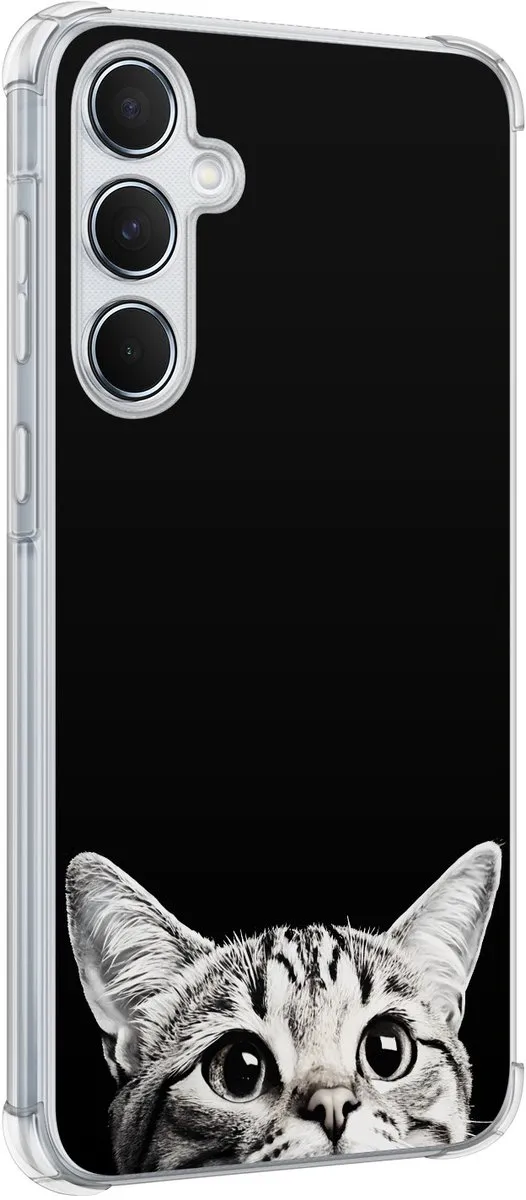 Casevibes Shockproof Hoesje Samsung Galaxy A55 - Kat Kiekeboe - S/A55/S/007