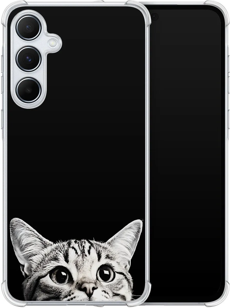 Casevibes Shockproof Hoesje Samsung Galaxy A55 - Kat Kiekeboe - S/A55/S/007