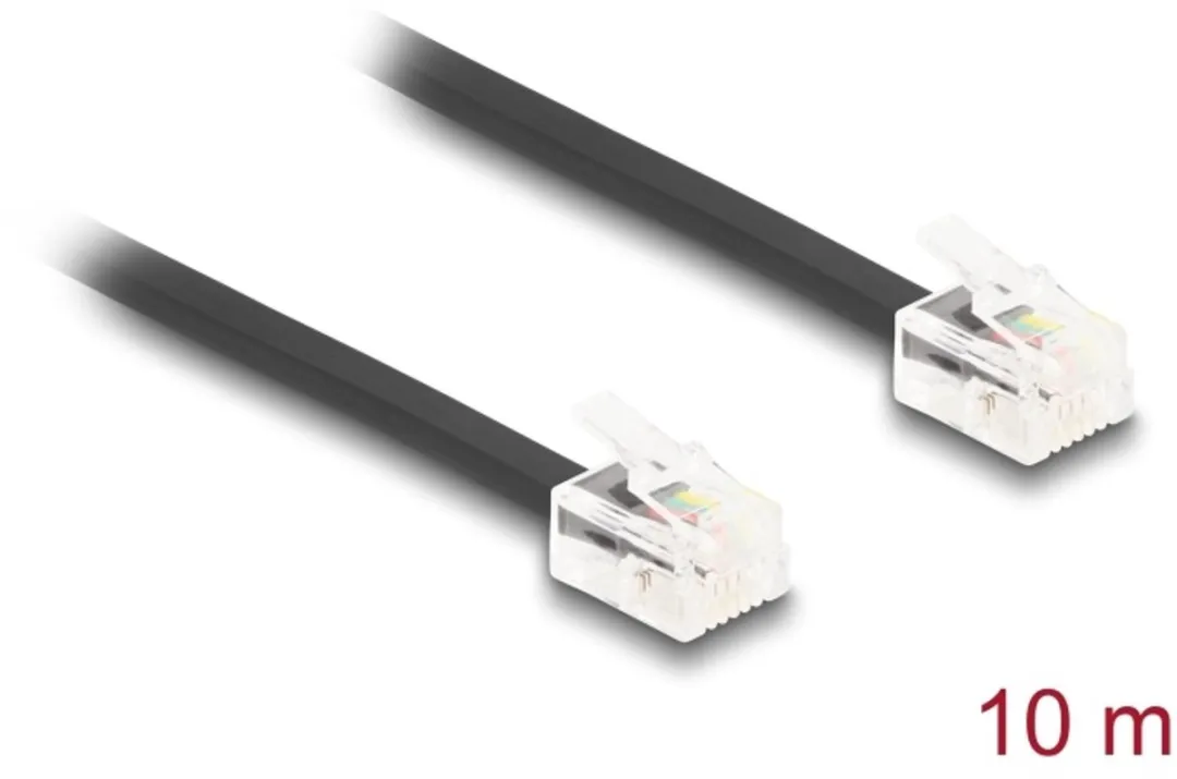 Delock Telefonkabel RJ11 RJ11 10m