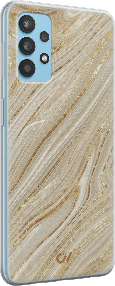 Casevibes Hoesje Samsung Galaxy A32 4G - Golden Marble - Goud